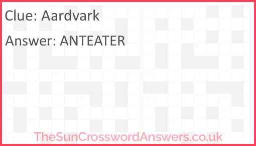 Aardvark Answer