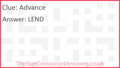 Advance Answer