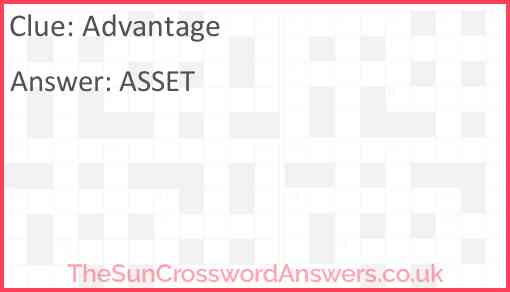 Advantage Answer