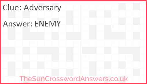 Adversary Answer