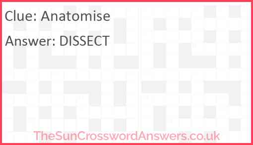 Anatomise Answer