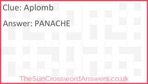 Aplomb Answer