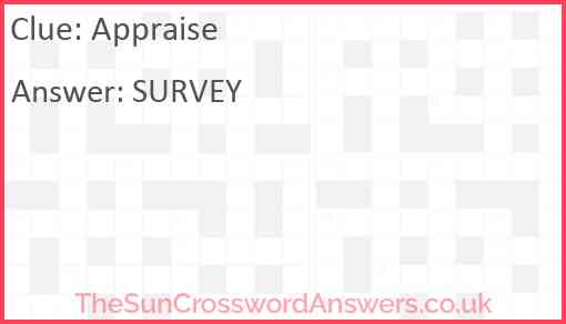 Appraise Answer