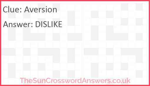 Aversion Answer