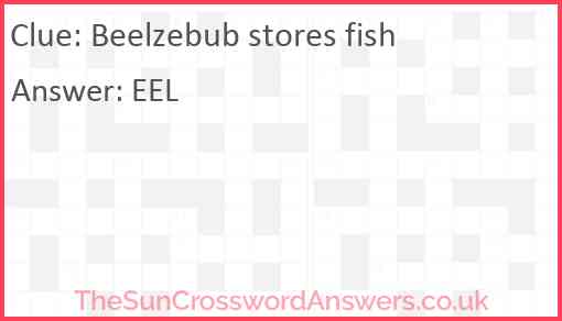 Beelzebub stores fish Answer