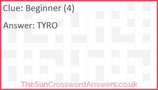 Beginner (4) Answer