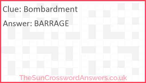 Bombardment Answer