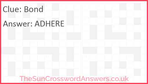 Bond Answer