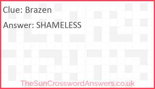 Brazen Answer