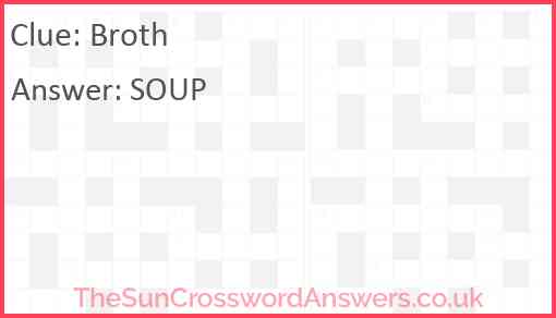 Broth Answer