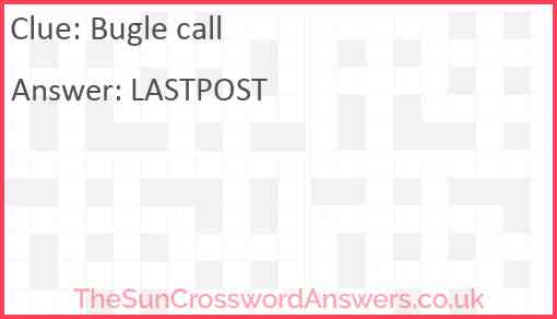 Bugle call Answer