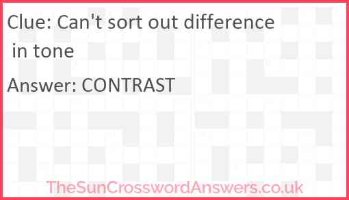 Can't sort out difference in tone Answer