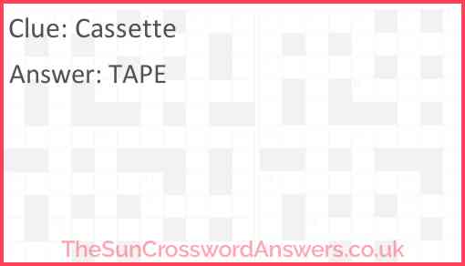 Cassette Answer