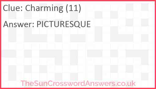 Charming (11) Answer