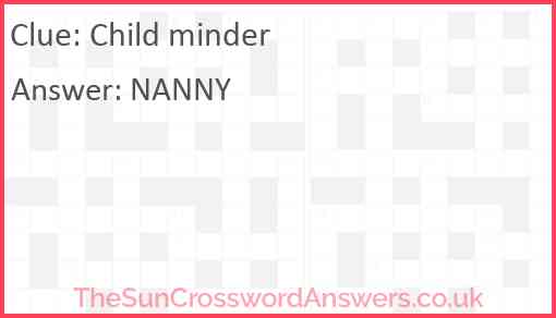 Child minder Answer