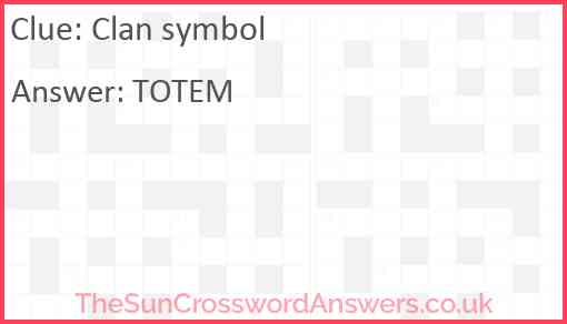 Clan symbol Answer