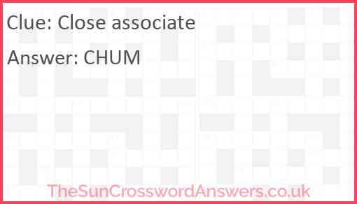 Close associate Answer