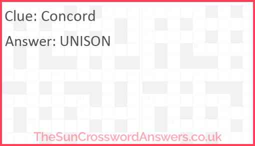 Concord Answer