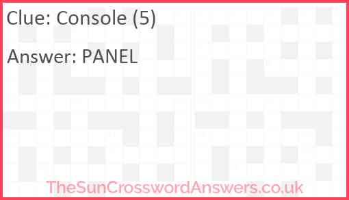 Console (5) Answer