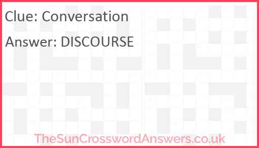 Conversation Answer