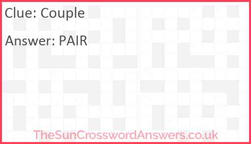 Couple Answer