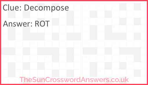 Decompose Answer