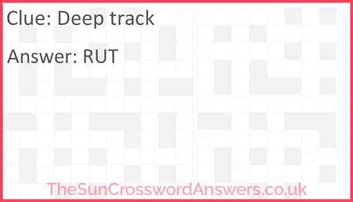 Deep track Answer