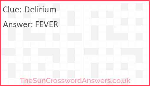 Delirium Answer