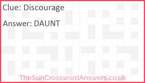 Discourage Answer