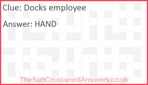 Docks employee Answer