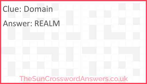 Domain Answer