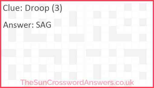 Droop (3) Answer