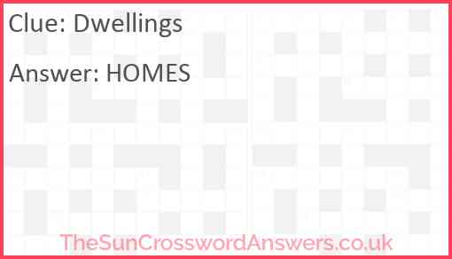 Dwellings Answer