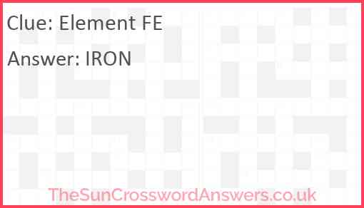 Element FE Answer