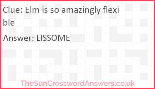 Elm is so amazingly flexible Answer