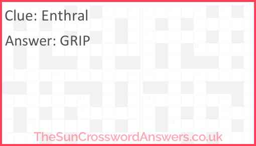 Enthral Answer