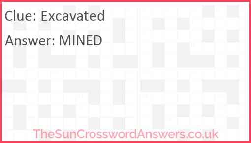 Excavated Answer