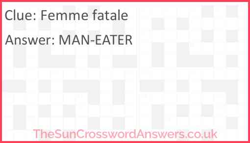 Femme fatale Answer