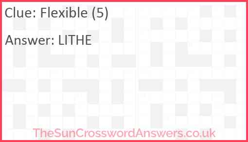 Flexible (5) Answer