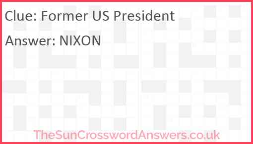 Former US President Answer