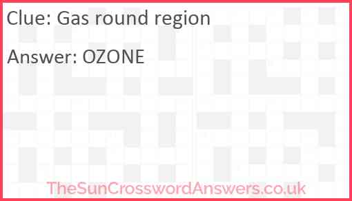 Gas round region Answer