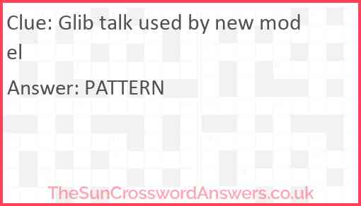 Glib talk used by new model Answer