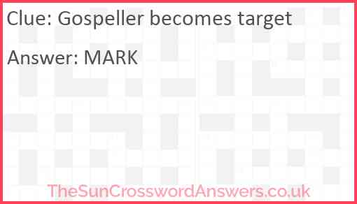 Gospeller becomes target Answer