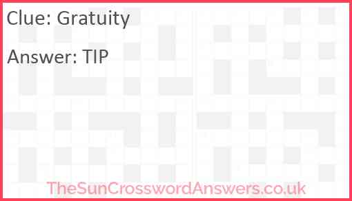 Gratuity Answer