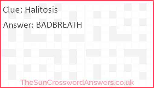 Halitosis Answer