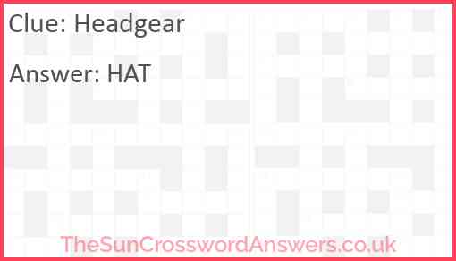 Headgear Answer