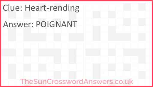 Heart-rending Answer