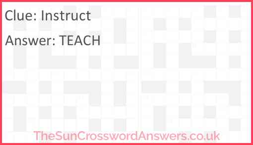 Instruct Answer