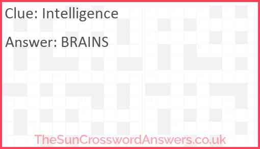 Intelligence Answer