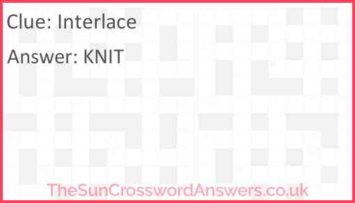 Interlace Answer